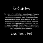 Love You Forever Bracelet | To Our Son