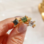 Crystal Square Ring
