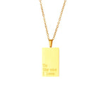 Individuality Message Tarot Necklace