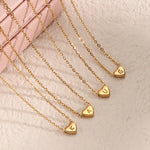 Minimalist Initial Love Necklace