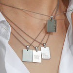 Silver Geometric Tarot Necklace