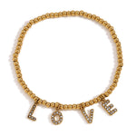 18K Gold Plated Family Bracelets