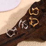 Symmetric Abstract Mask Stud Earrings