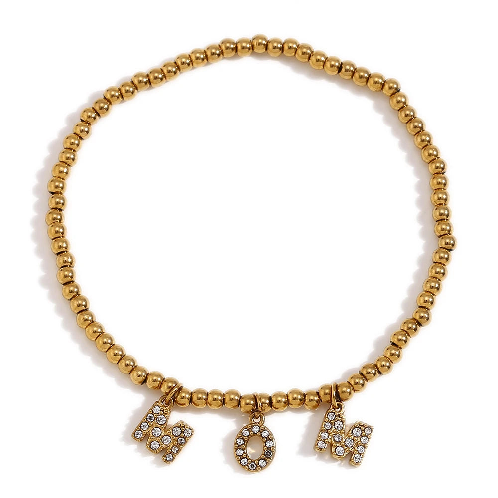 18K Gold Plated Family Bracelets