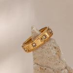18K Gold Plated Star Ring