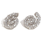 Spiral Vortex Pearl Earrings