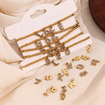 18K Gold Plated Family Bracelets