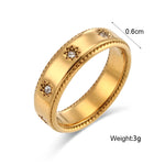 18K Gold Plated Star Ring