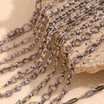 Elegant Silver Geometric Anklet