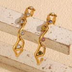 Elegant Plant Branch Rhinestone Bracelet