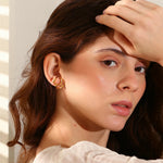 Symmetric Abstract Mask Stud Earrings