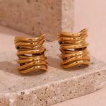 Retro Multi-layer Ear Clip Earrings