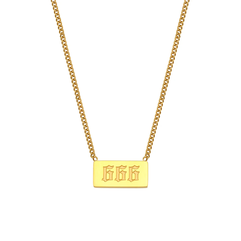 Lucky Angel Number Necklace