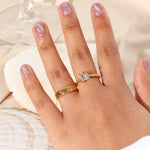 18K Gold Plated Star Ring