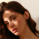 Symmetric Abstract Mask Stud Earrings