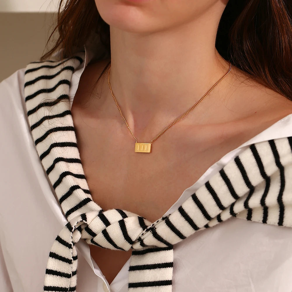 Lucky Angel Number Necklace