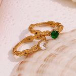 Exquisite Rhinestone Chain Ring