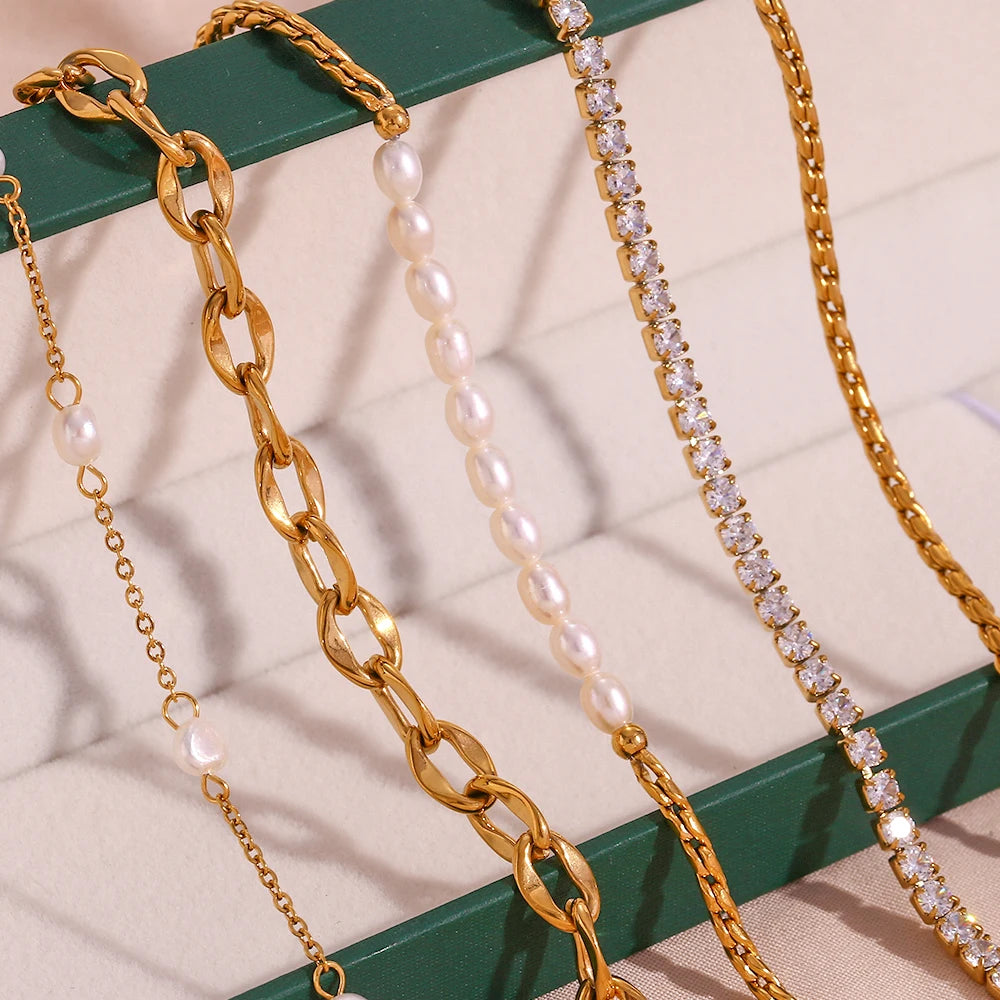Freshwater Pearl Anklets