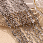 Elegant Silver Geometric Anklet
