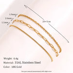 3-Layer Chain Anklet