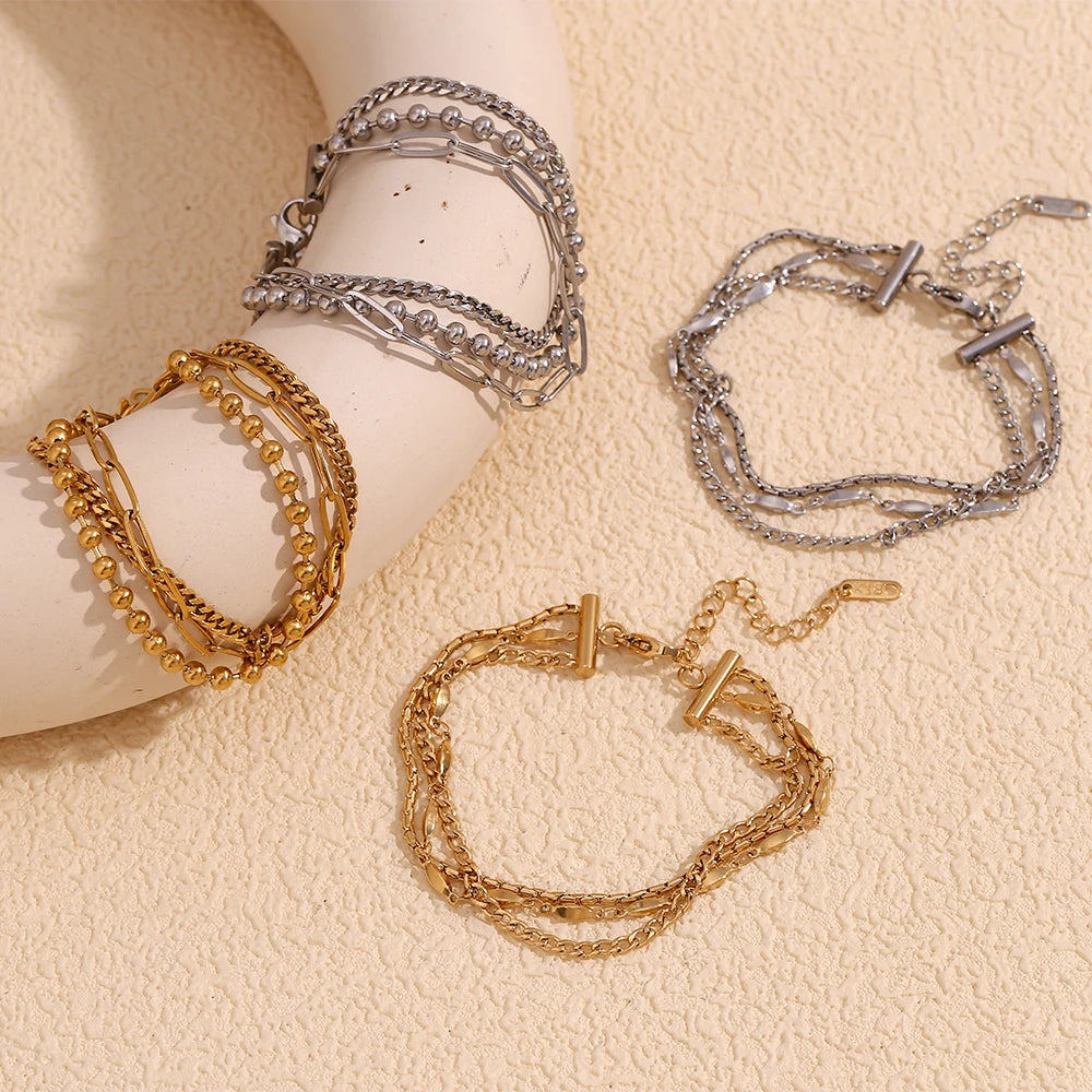 3-Layer Chain Anklet