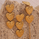 Heart Pattern 18K Gold Plated Set