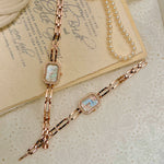 Pearl Dial Bracelet Watch