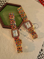 Rhinestone Gemstone Quartz Watch