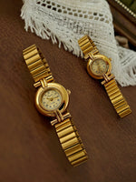 French Retro Gold Quartz Watch