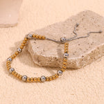 Double Color Beads Adjustable Bracelet