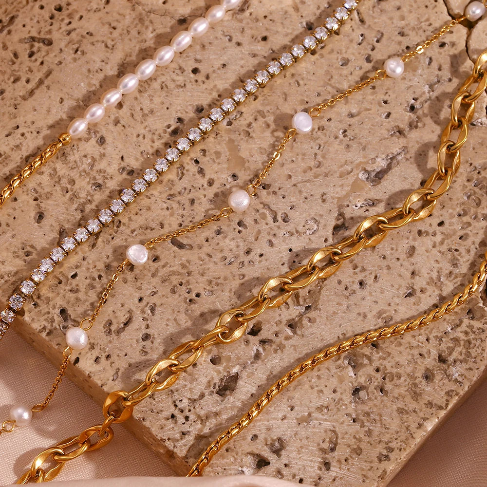 Freshwater Pearl Anklets