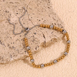 Double Color Beads Adjustable Bracelet
