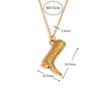 Boot Design Pendant Necklace
