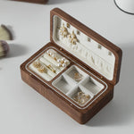 Double Layer Wooden Jewelry Organizer