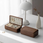 Double Layer Wooden Jewelry Organizer