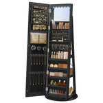 Luxurious LED Mirror Jewelry Cabinet
