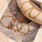 18K Gold Plated Family Bracelets