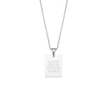 Silver Geometric Tarot Necklace