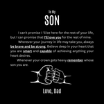 Men's Cross Bracelet | To My Son