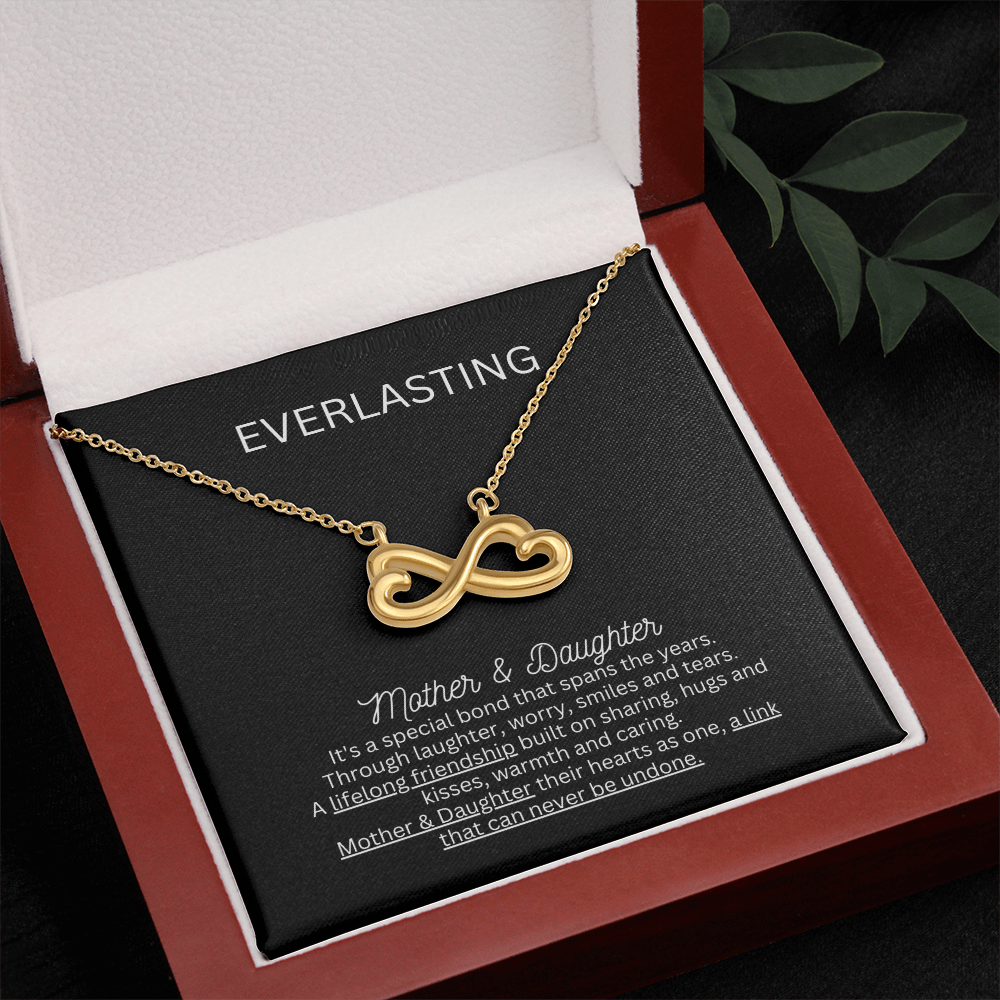 Infinity Hearts Necklace | Mother & Daughter