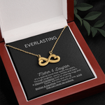 Infinity Hearts Necklace | Mother & Daughter