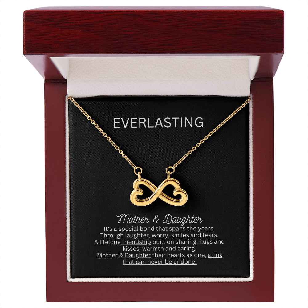 Infinity Hearts Necklace | Mother & Daughter