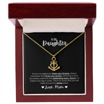 Anchor Pendant Necklace | To My Daughter