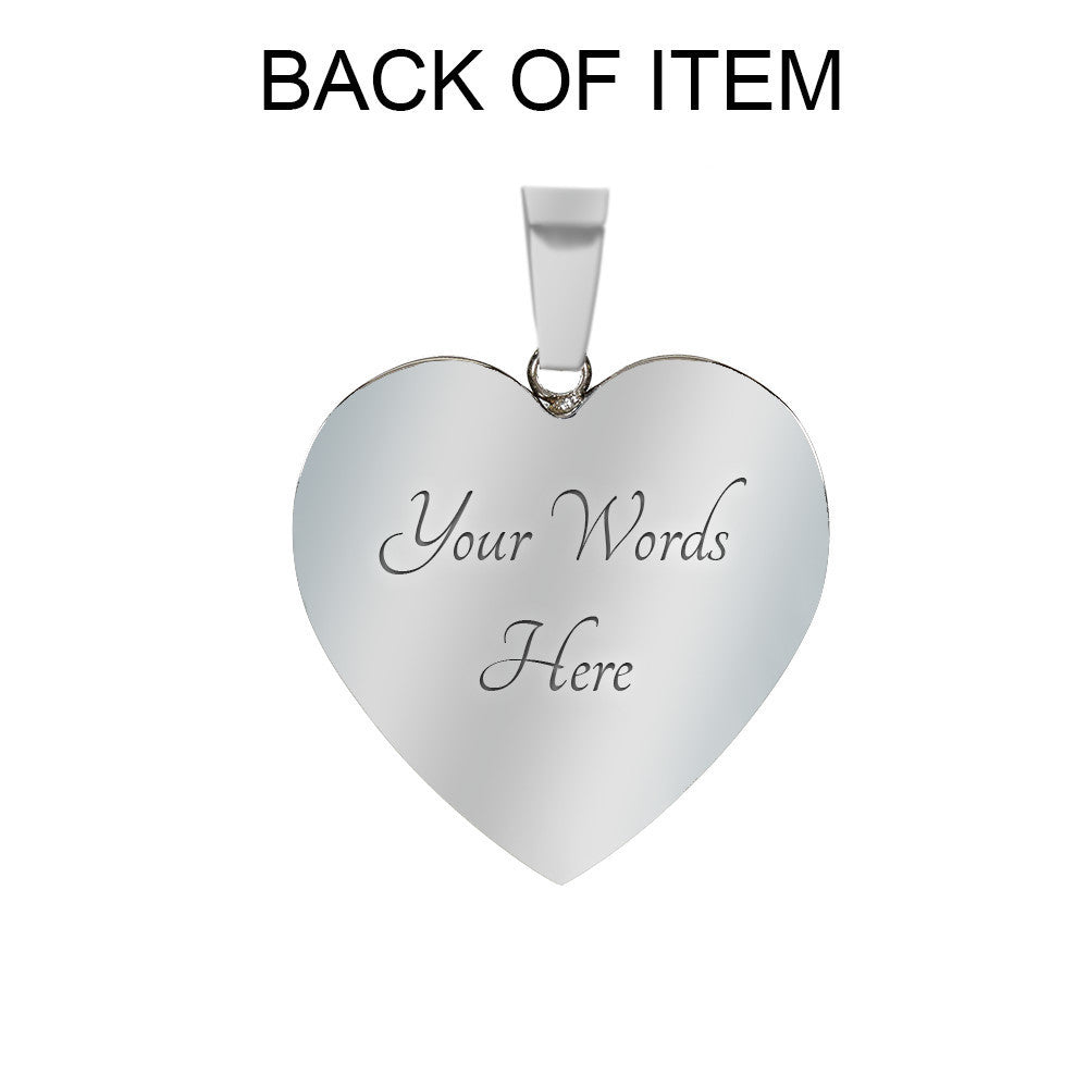 Luxury Heart Bangle | Firefighter's Mom