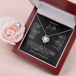 Love Knot Necklace & Earring Set | Love, Your Husband