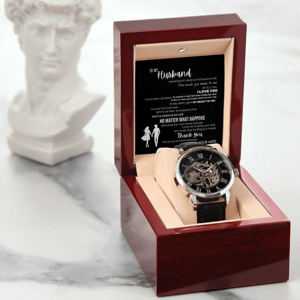 Men's Openwork Watch