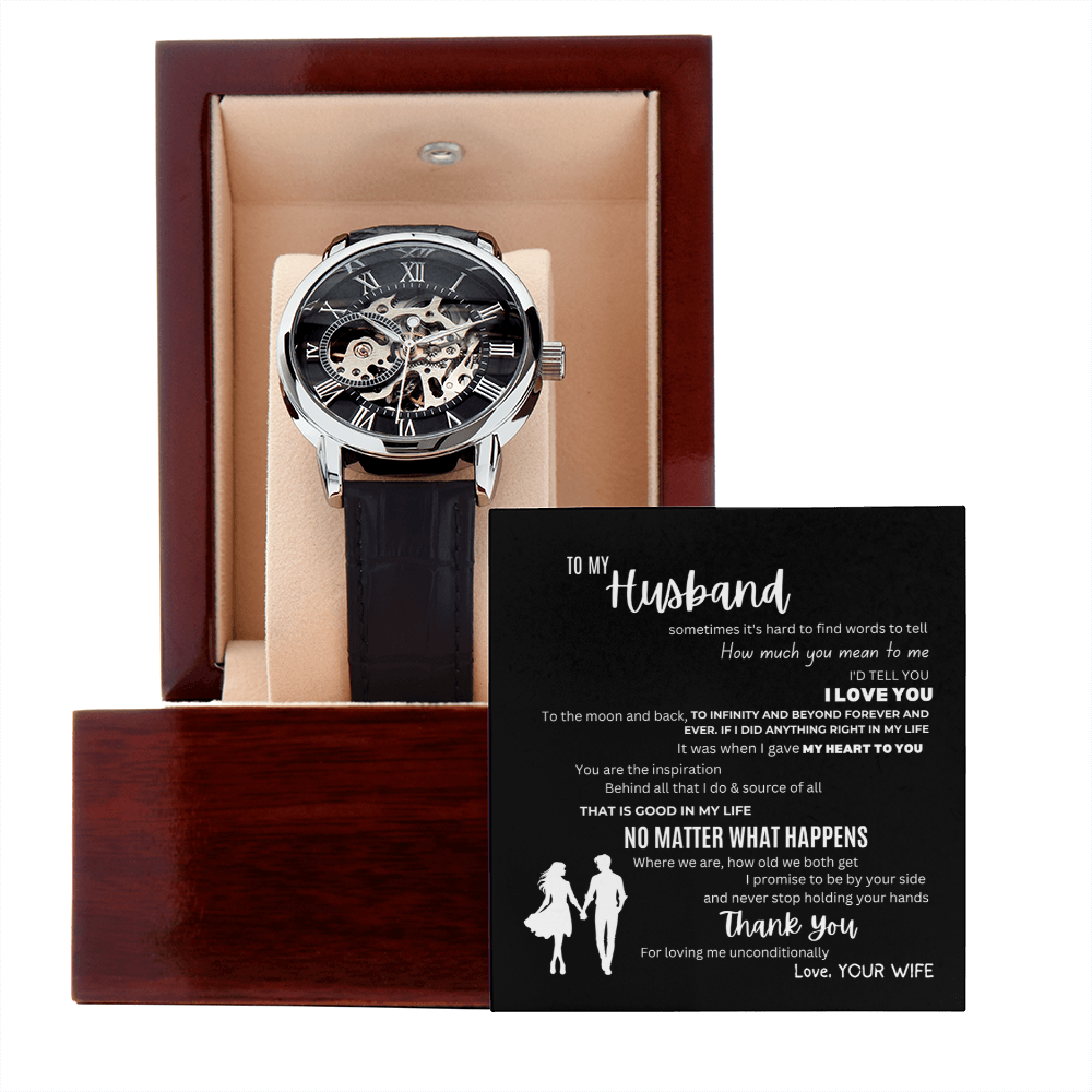 Men's Openwork Watch