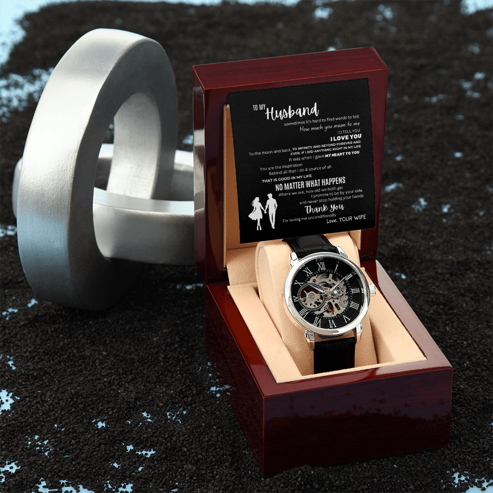 Men's Openwork Watch