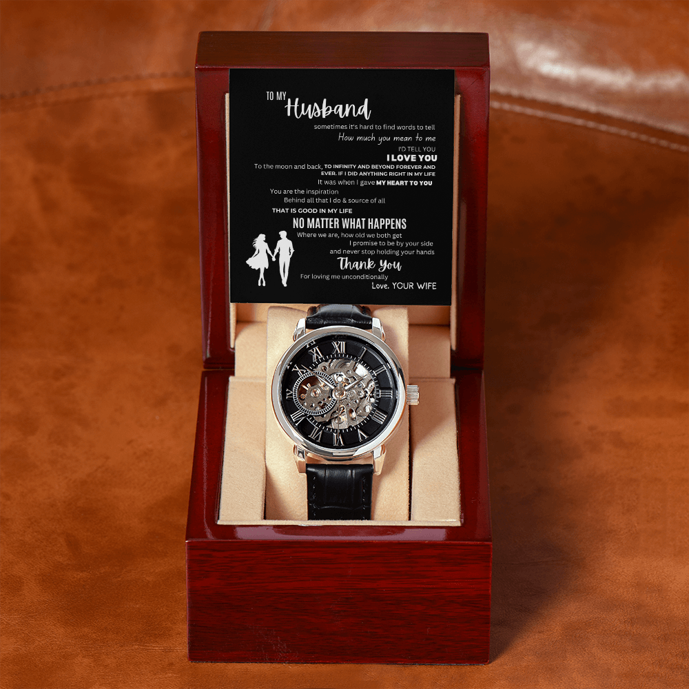Men's Openwork Watch