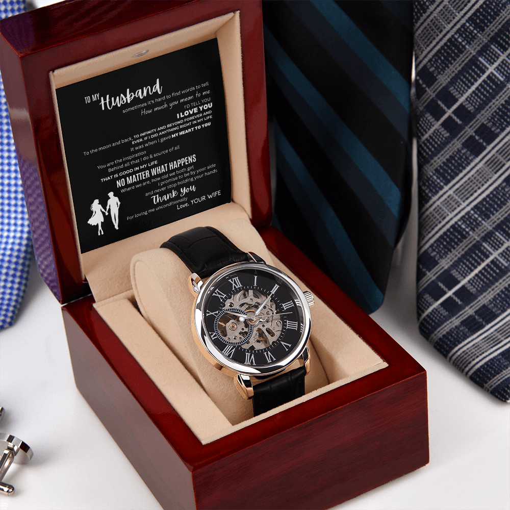 Men's Openwork Watch